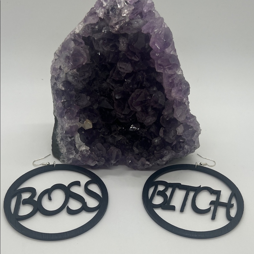 Black Statement Earrings